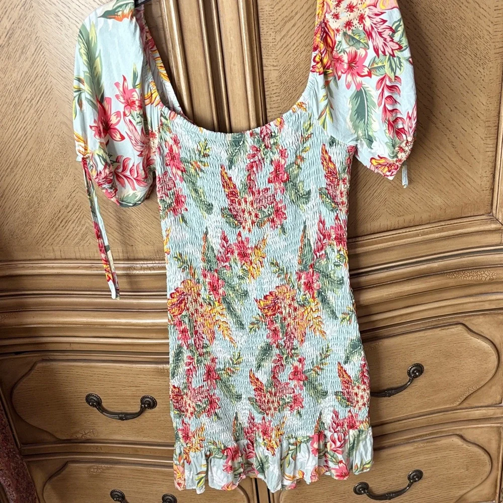 Lost + Wander Floral Midi Dress - Multicolor - Picture 5 of 6